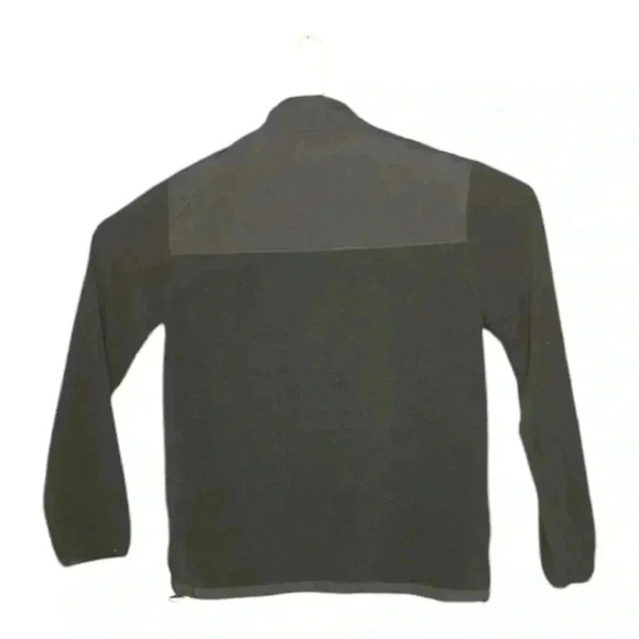 Aeropostale Jacket Adult Medium Black Full Zip Fleece Logo Casual Mens - Picture 2 of 8